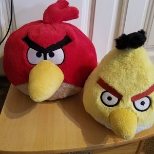 Angey Birds Plush yellow and red